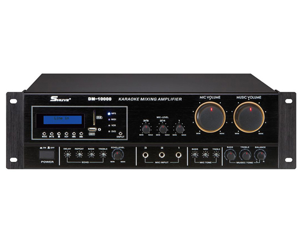 DM-10000  專業(yè)卡拉OK功放機(jī)1、帶藍(lán)牙，USB/SD(播放MP3)